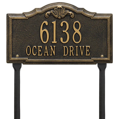 Plaque: Personalized Home Address Yard Sign